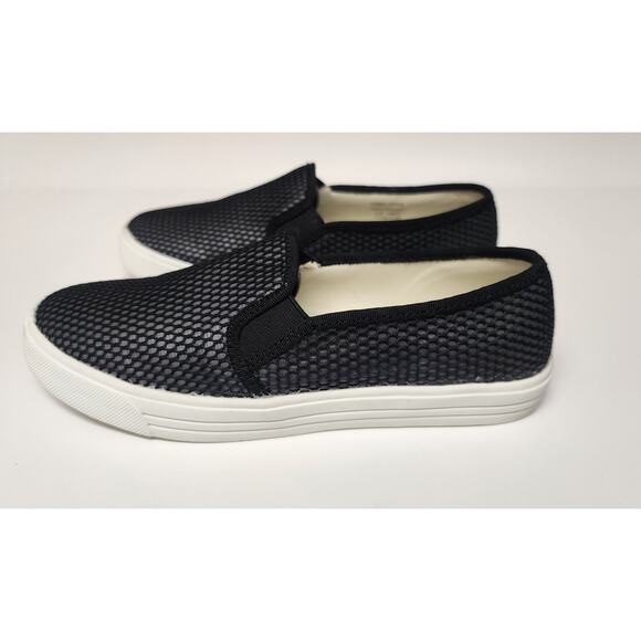 J.Crew Mesh Black White Slip On Sneakers Size US 6M - Picture 4 of 9